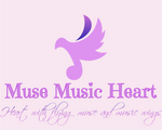 Muse Music Heart logo, with slogan 